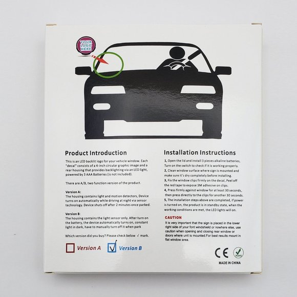 LED Sign Light for Rideshare Uber Lyft Drivers - Picture 2 of 4